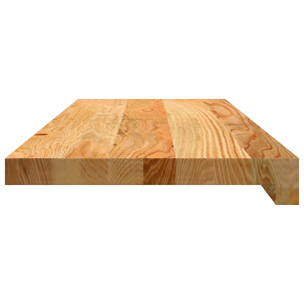 vidaXL Window Sills 2 pcs Light Brown 70x25x2 cm Solid Wood Oak 5