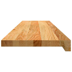 vidaXL Window Sills 2 pcs Light Brown 100x25x2 cm Solid Wood Oak 5