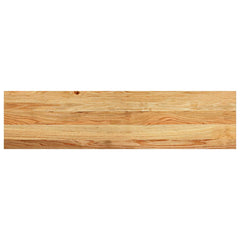 vidaXL Window Sills 2 pcs Light Brown 100x25x2 cm Solid Wood Oak 6