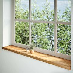 Window Sills 2 pcs Solid Wood Oak Depth 30 cm Light Brown 160 cm