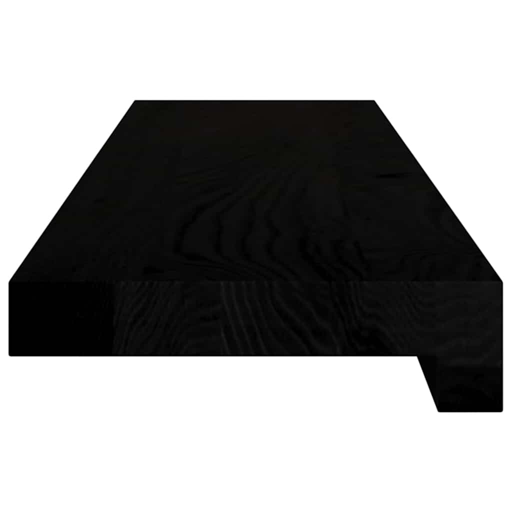 vidaXL Window Sills 2 pcs Brown Black 80x15x2 cm Solid Wood Oak 5