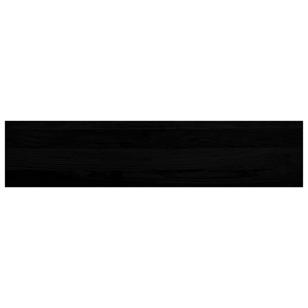 vidaXL Window Sills 2 pcs Brown Black 90x20x2 cm Solid Wood Oak 6