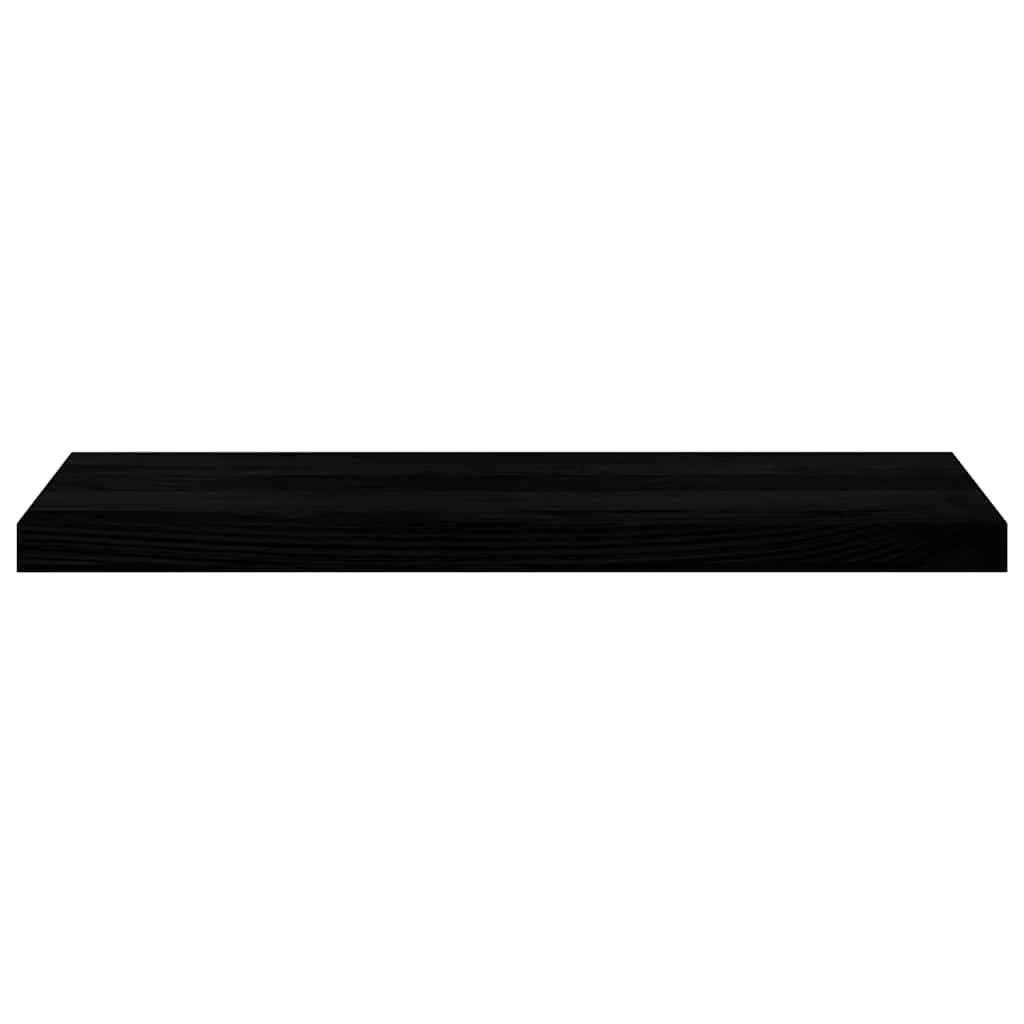 vidaXL Window Sills 2 pcs Brown Black 80x30x2 cm Solid Wood Oak 4