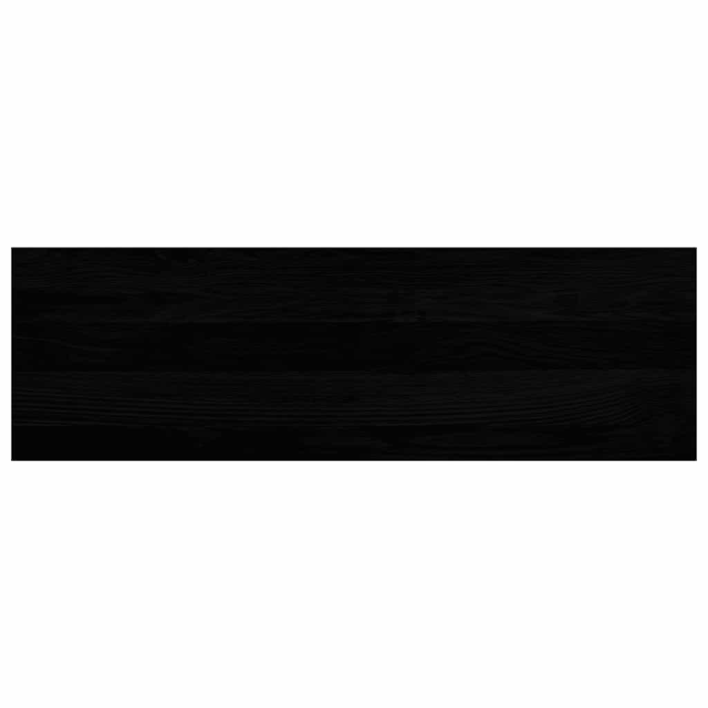 vidaXL Window Sills 2 pcs Brown Black 80x30x2 cm Solid Wood Oak 6