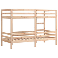 Bunk Bed without Mattress Solid Wood Pine Natural 90 cm 190 cm