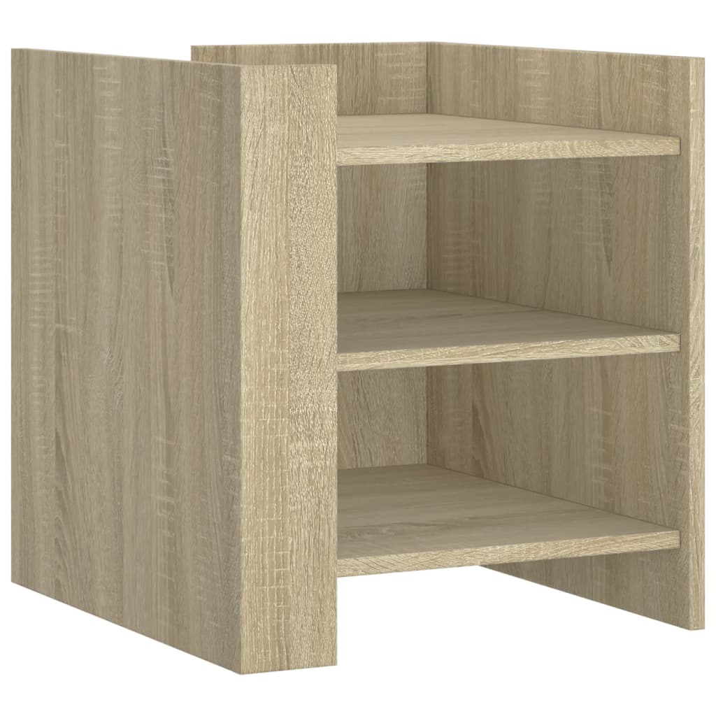 vidaXL Bedside Cabinet Sonoma Oak 45x50x50 cm Engineered Wood 2
