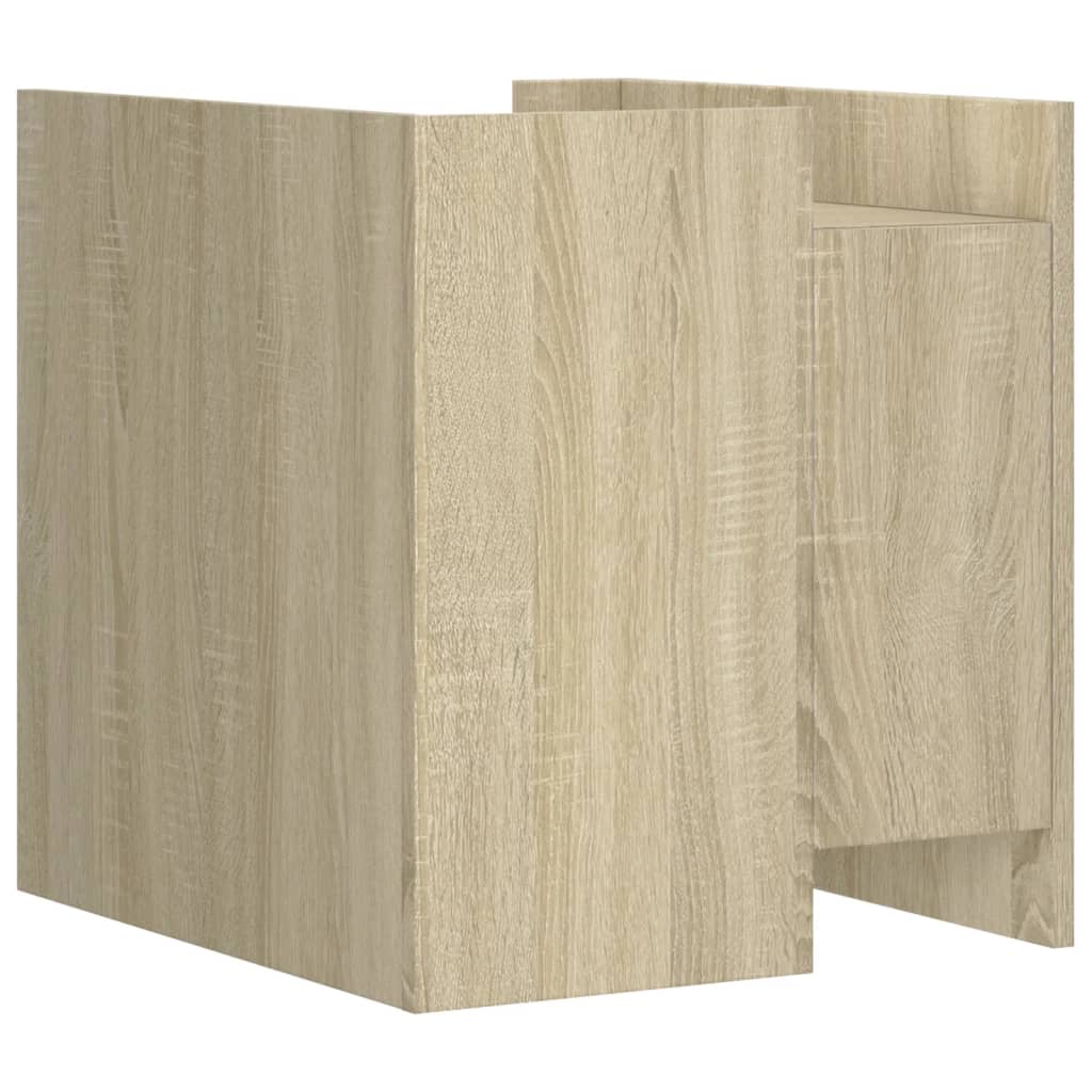 vidaXL Bedside Cabinet Sonoma Oak 45x50x50 cm Engineered Wood 6