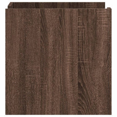vidaXL Bedside Cabinet Brown Oak 45x50x50 cm Engineered Wood 5