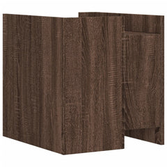 vidaXL Bedside Cabinet Brown Oak 45x50x50 cm Engineered Wood 6