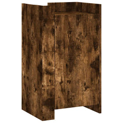 vidaXL Sideboard Smoked Oak 45x35x75 cm Engineered Wood 2