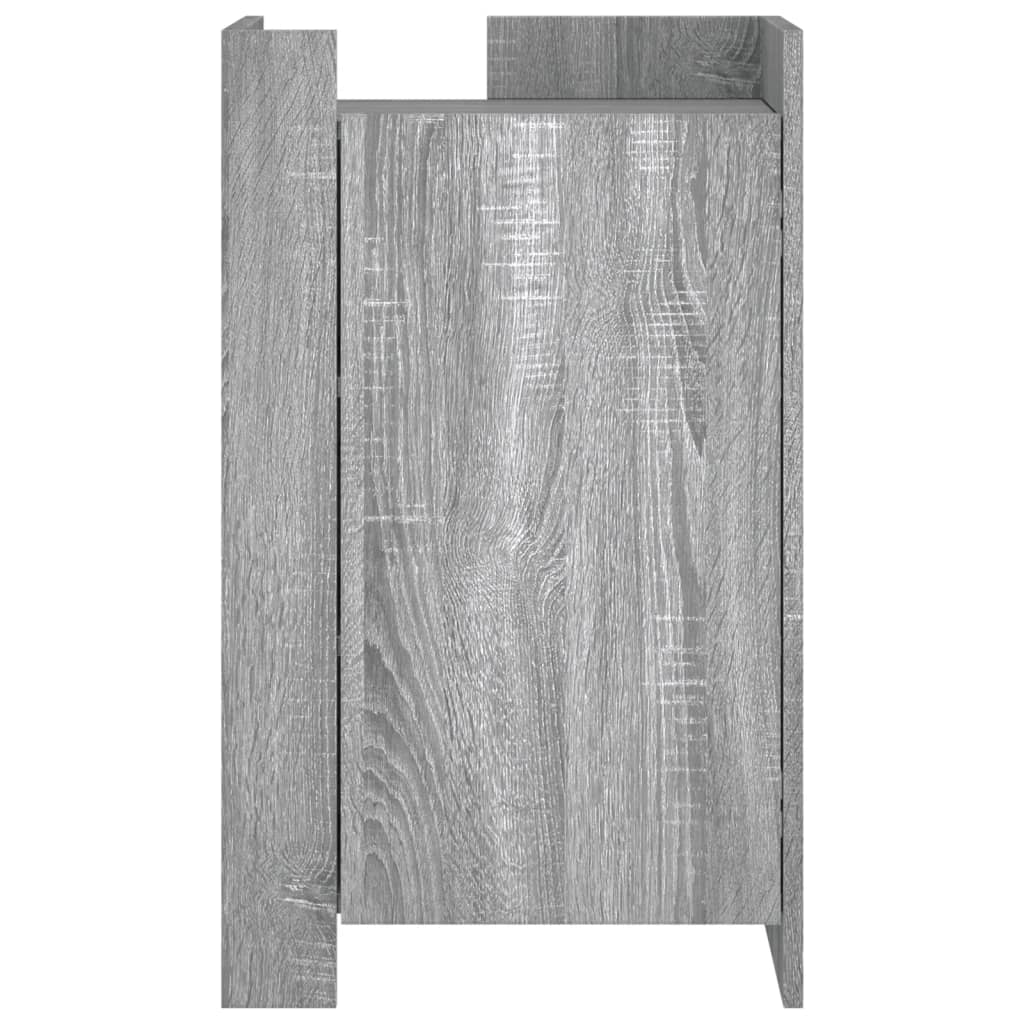 vidaXL Sideboard Grey Sonoma 45x35x75 cm Engineered Wood 4