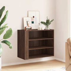 Wall Cabinet 75x35x60 cm Engineered Wood Brown oak