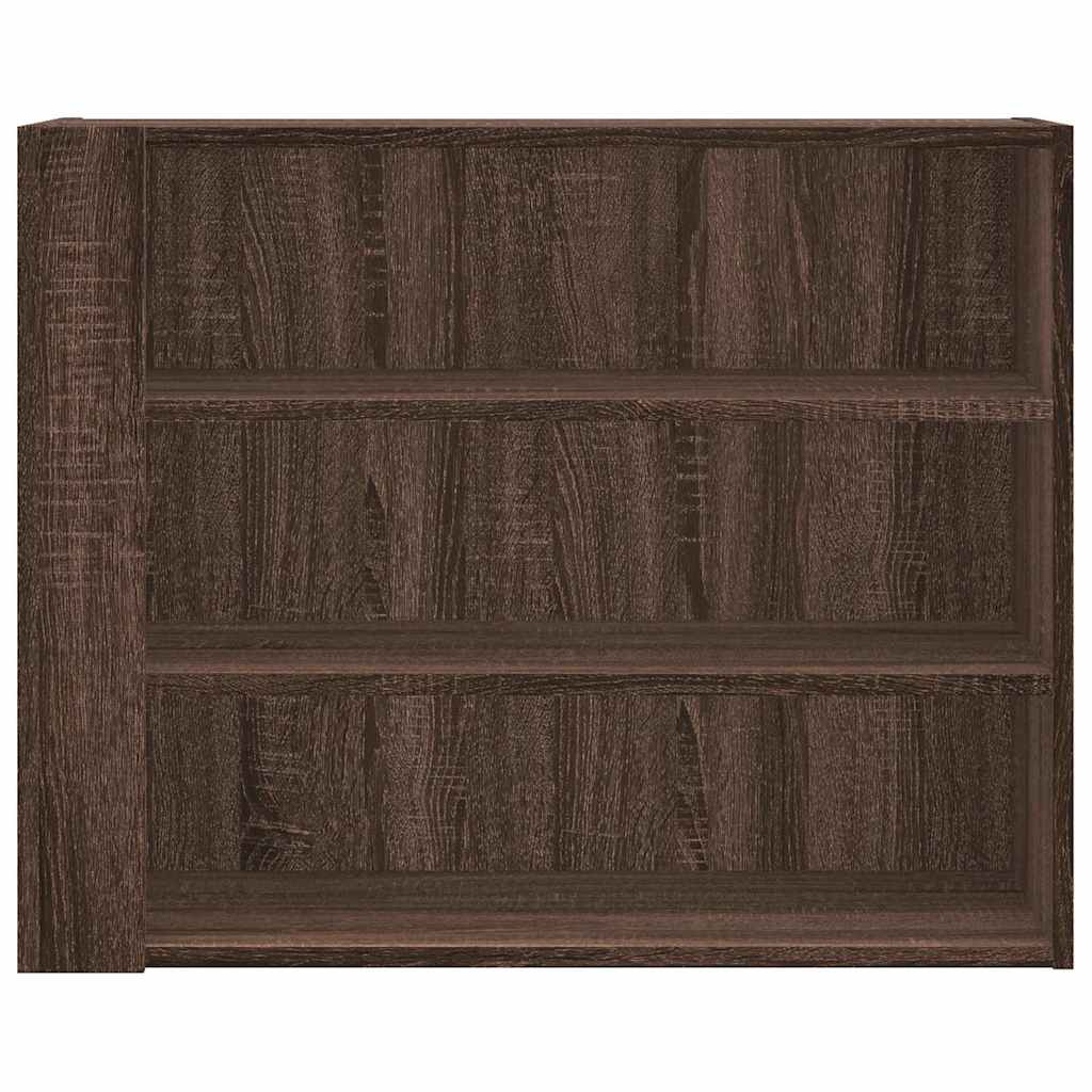 vidaXL Wall Cabinet Brown Oak 75x35x60 cm Engineered Wood 4