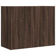 vidaXL Wall Cabinet Brown Oak 75x35x60 cm Engineered Wood 6