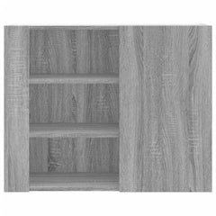 vidaXL Wall Cabinet Grey Sonoma 75x35x60 cm Engineered Wood 4