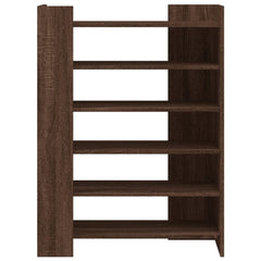 vidaXL Shoe Cabinet Brown Oak 74.5x37.5x100 cm Engineered Wood 4