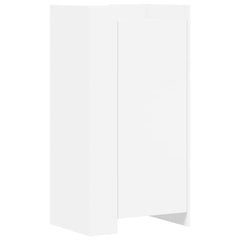 vidaXL Shoe Cabinet White 52x37.5x100 cm Engineered Wood 2