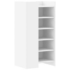 vidaXL Shoe Cabinet White 52x37.5x100 cm Engineered Wood 6