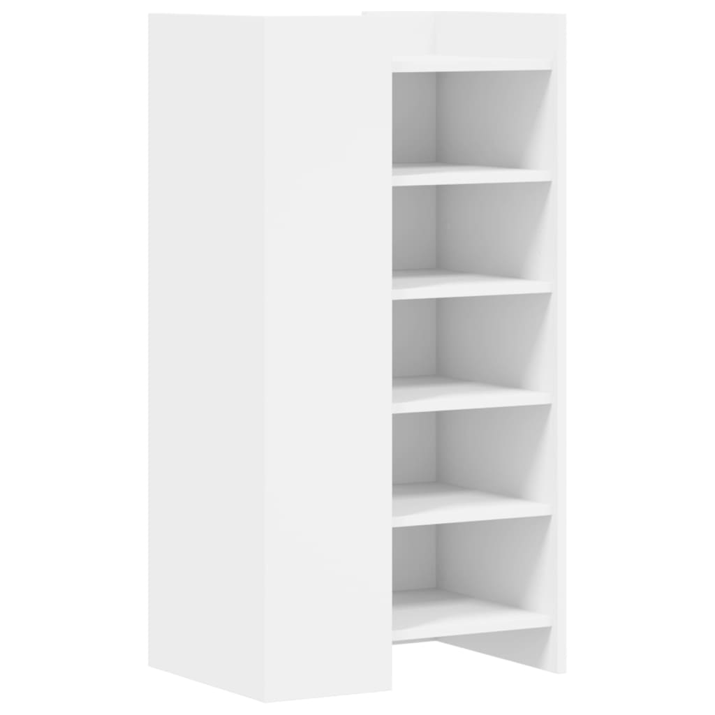vidaXL Shoe Cabinet White 52x37.5x100 cm Engineered Wood 2