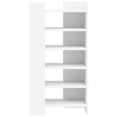 vidaXL Shoe Cabinet White 52x37.5x100 cm Engineered Wood 4