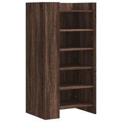 vidaXL Shoe Cabinet Brown Oak 52x37.5x100 cm Engineered Wood 2