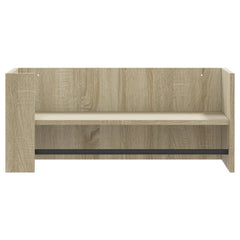 vidaXL Wall Shelf Sonoma Oak 70.5x35x30.5 cm Engineered Wood 4