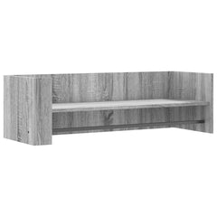 vidaXL Wall Shelf Grey Sonoma 100x35x30.5 cm Engineered Wood 2