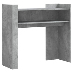 vidaXL Console Table Concrete Grey 100x35x90 cm Engineered Wood 2