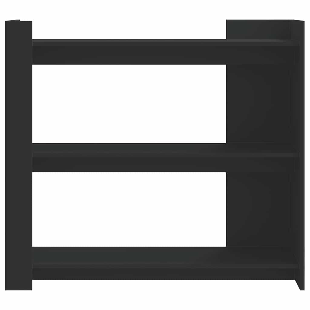 vidaXL Console Table Black 100x35x90 cm Engineered Wood 4