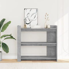 vidaXL Console Table Concrete Grey 100x35x90 cm Engineered Wood 3
