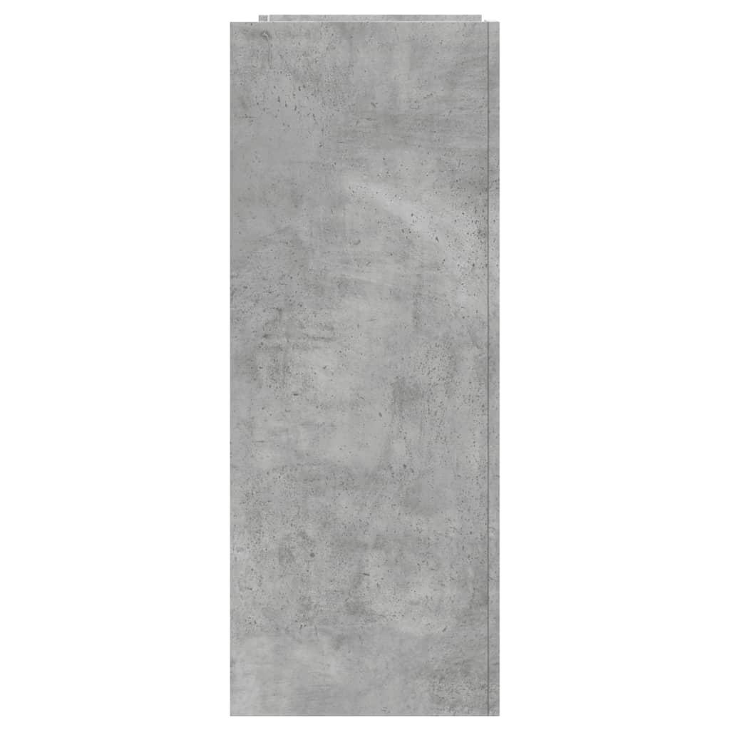 vidaXL Console Table Concrete Grey 100x35x90 cm Engineered Wood 5