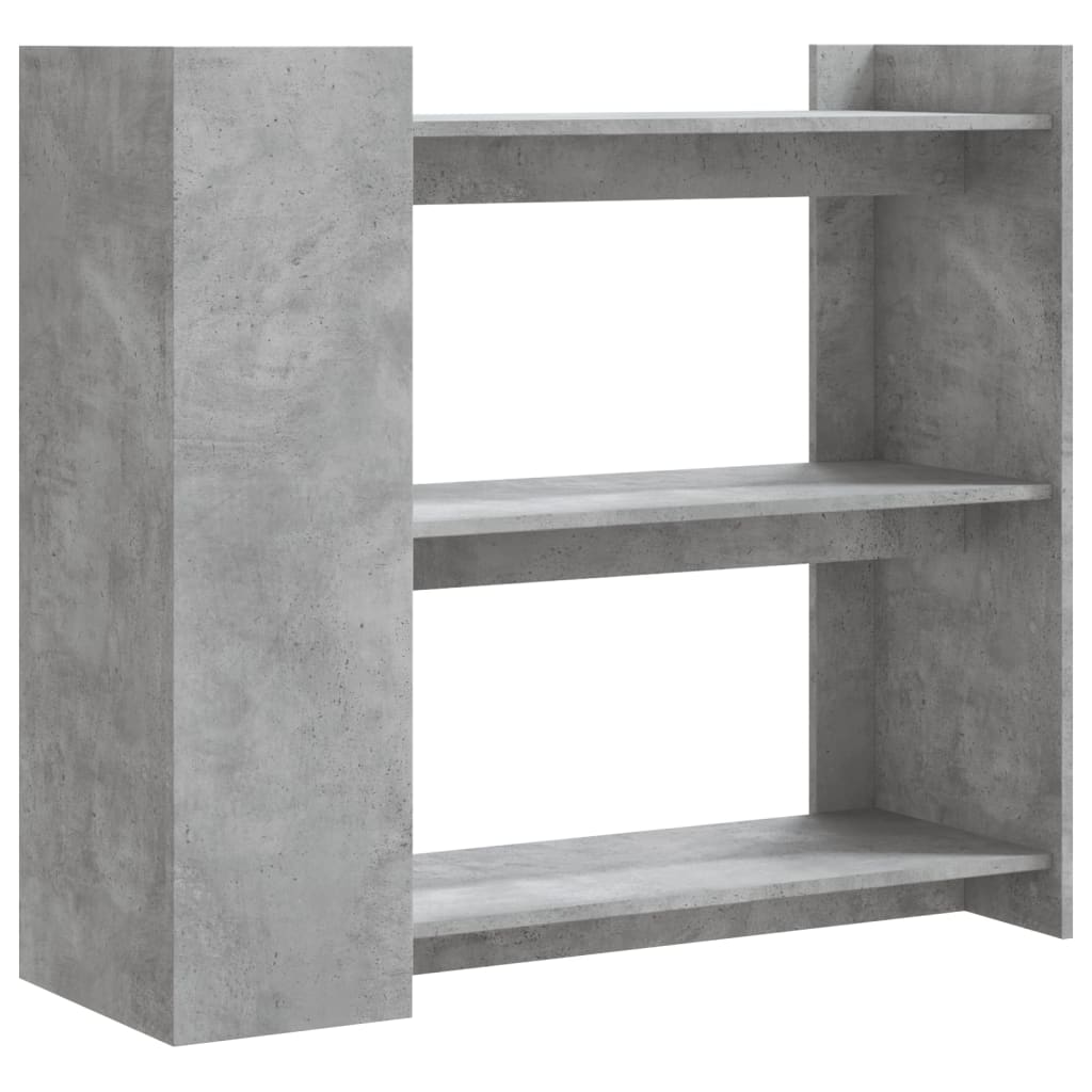 vidaXL Console Table Concrete Grey 100x35x90 cm Engineered Wood 6