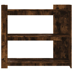 vidaXL Console Table Smoked Oak 100x35x90 cm Engineered Wood 4