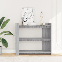 vidaXL Console Table Grey Sonoma 100x35x90 cm Engineered Wood 3