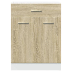 vidaXL Drawer Bottom Cabinet Lyon Sonoma Oak 60x46x81.5 cm Engineered Wood 5
