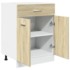 vidaXL Drawer Bottom Cabinet Lyon Sonoma Oak 60x46x81.5 cm Engineered Wood 6