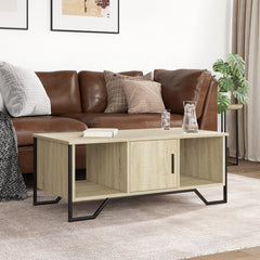 vidaXL Coffee Table Sonoma Oak 100x51x40 cm Engineered Wood 3