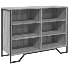 vidaXL Sideboard Grey Sonoma 101x35.5x74.5 cm Engineered Wood 2