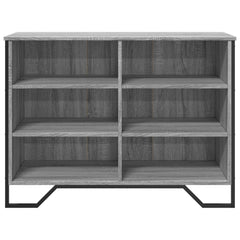 vidaXL Sideboard Grey Sonoma 101x35.5x74.5 cm Engineered Wood 4