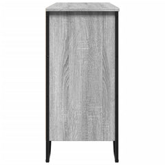 vidaXL Sideboard Grey Sonoma 101x35.5x74.5 cm Engineered Wood 5