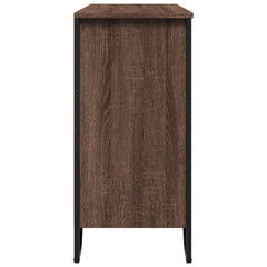 vidaXL Sideboard Brown Oak 101x35.5x74.5 cm Engineered Wood 5