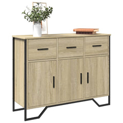 Sideboard 97x32,5x74,5 cm Engineered Wood Sonoma oak