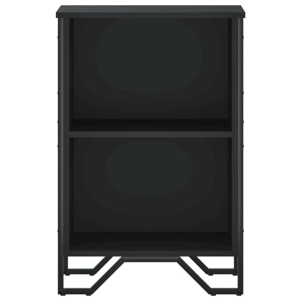 vidaXL Bookcase Black 50x31x74,5 cm Engineered Wood 4