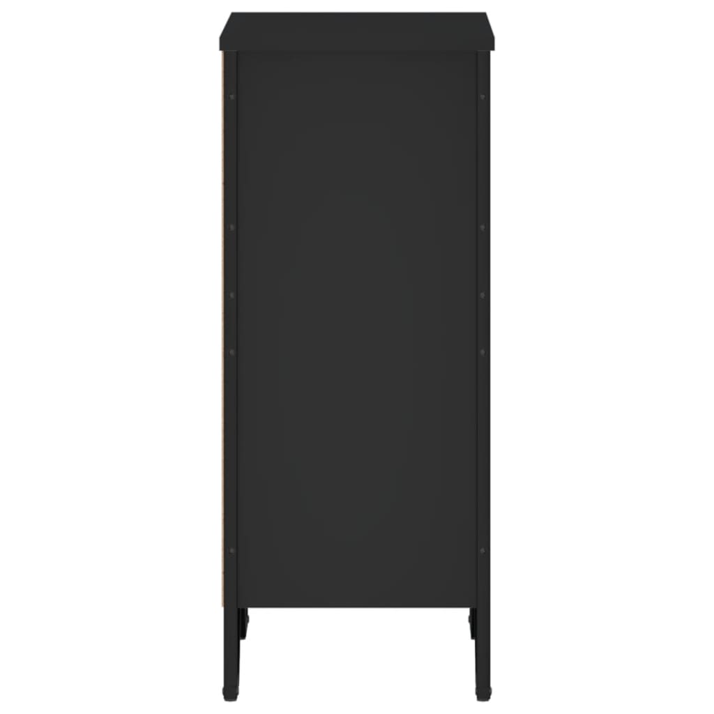 vidaXL Bookcase Black 50x31x74,5 cm Engineered Wood 6