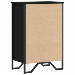 vidaXL Bookcase Black 50x31x74,5 cm Engineered Wood 5