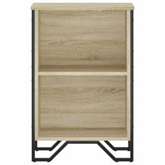 vidaXL Bookcase Sonoma Oak 50x31x74.5 cm Engineered Wood 4