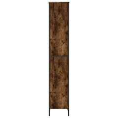 vidaXL Bookcase Smoked Oak 50x31x169 cm Engineered Wood 5