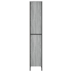 vidaXL Bookcase Grey Sonoma 50x31x169 cm Engineered Wood 5