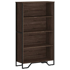 vidaXL Bookcase Brown Oak 80x31x137.5 cm Engineered Wood 2