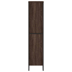 vidaXL Bookcase Brown Oak 80x31x137.5 cm Engineered Wood 5